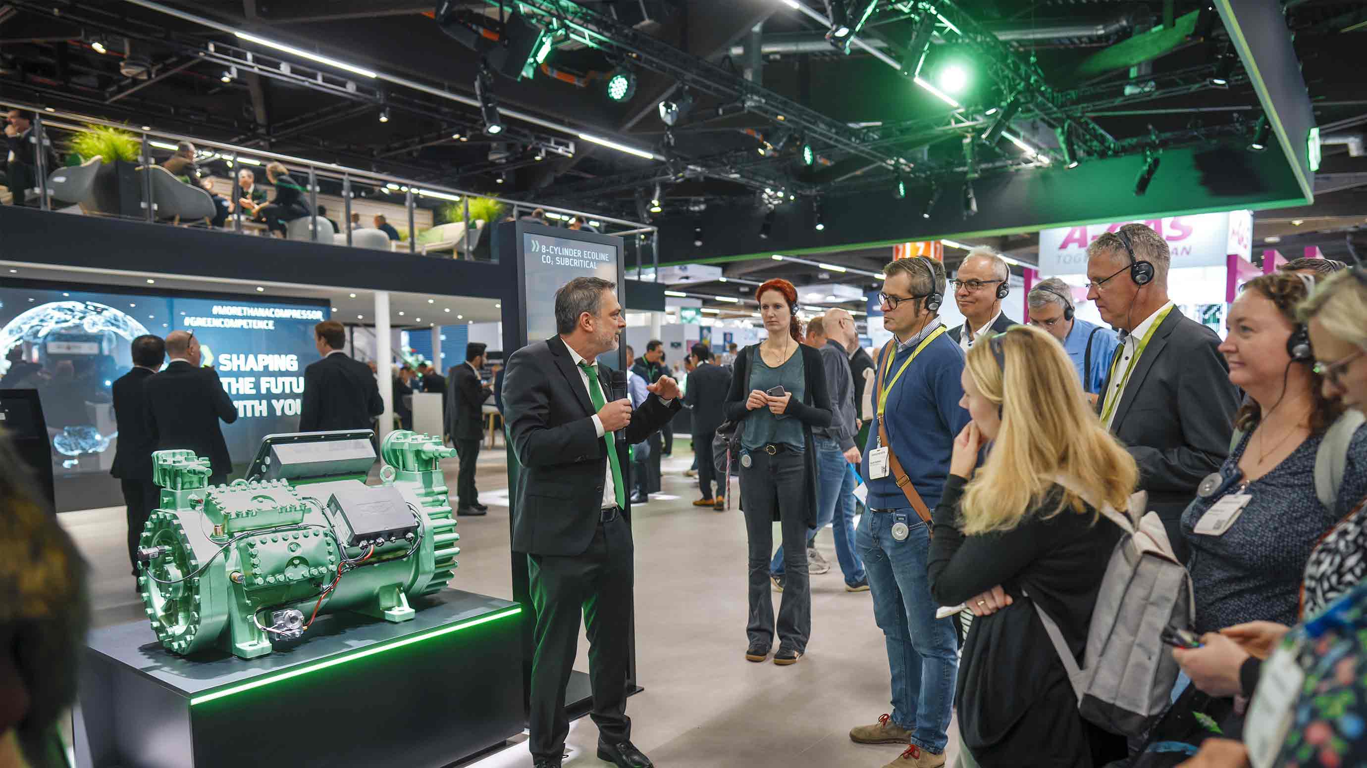 Speaker und Zuschauer bei den Guided Tours auf der Chillventa